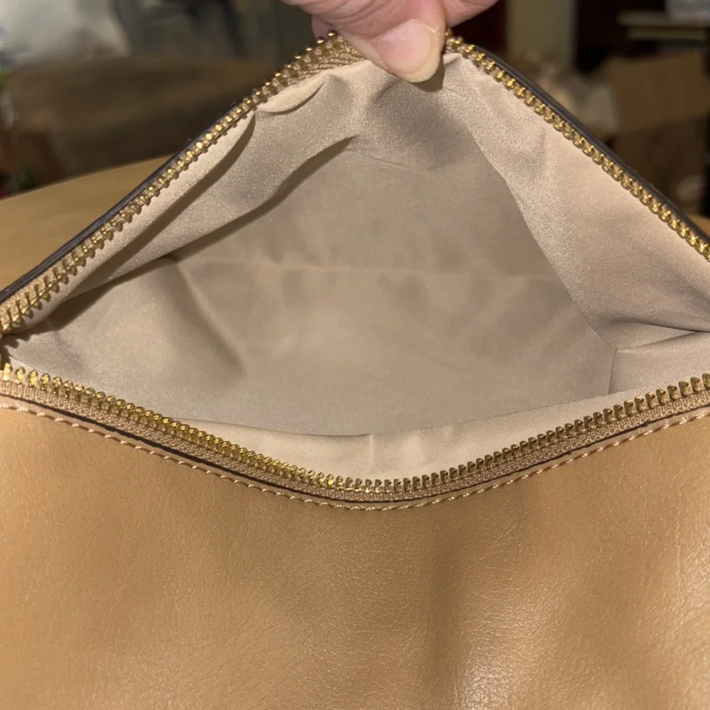 INC International Concepts Kolleen Hobo Bag, in caramel color/gold hardware BP 3